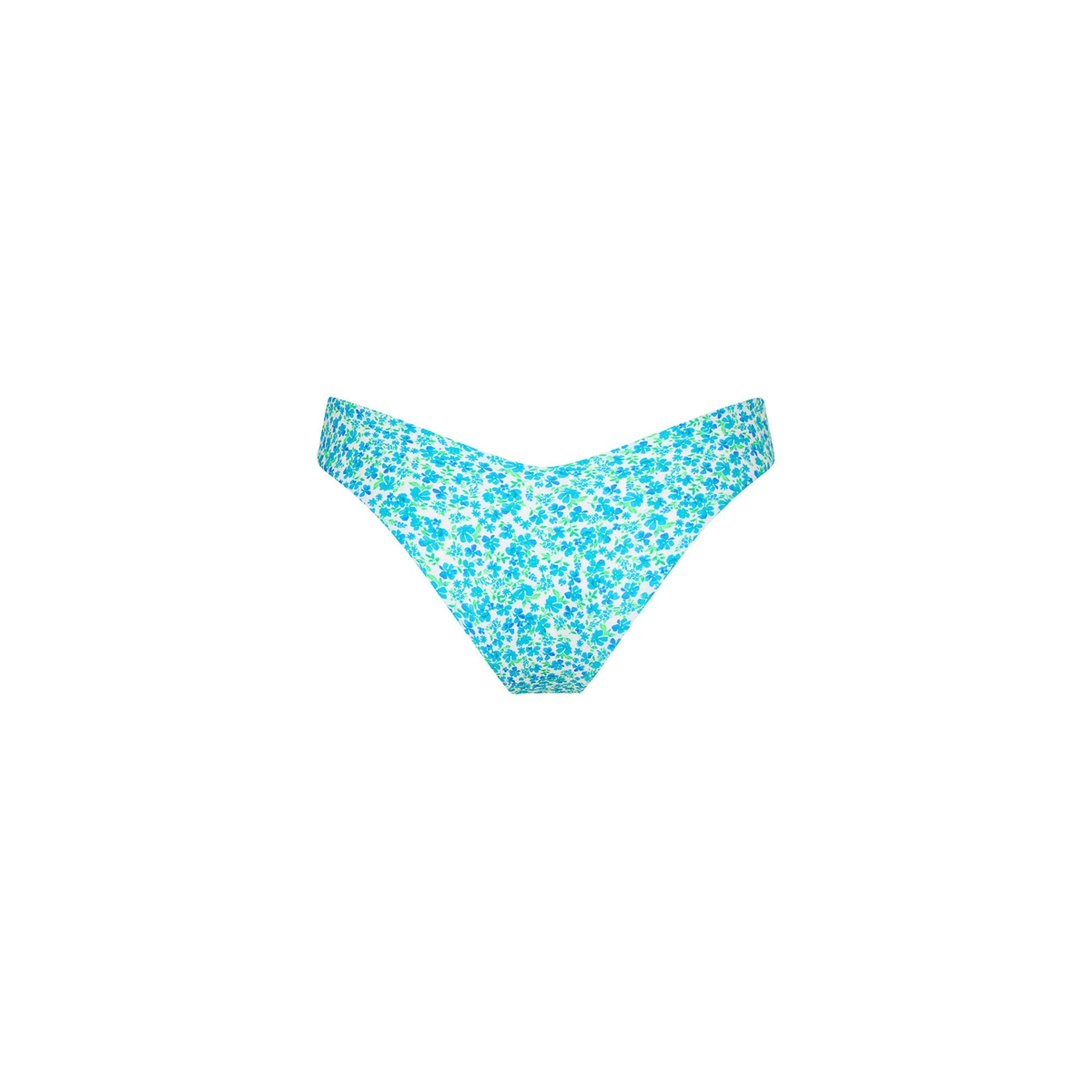 Cheeky V Bikini Bottom - Ocean Aura