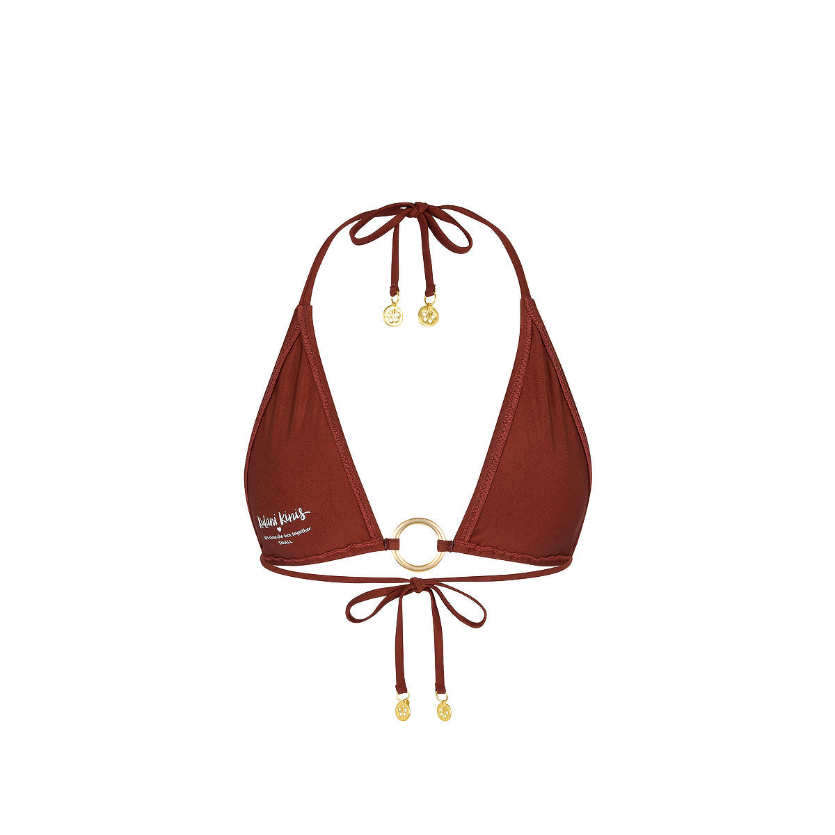 Ring Halter Bikini Top - Cinnamon Sugar