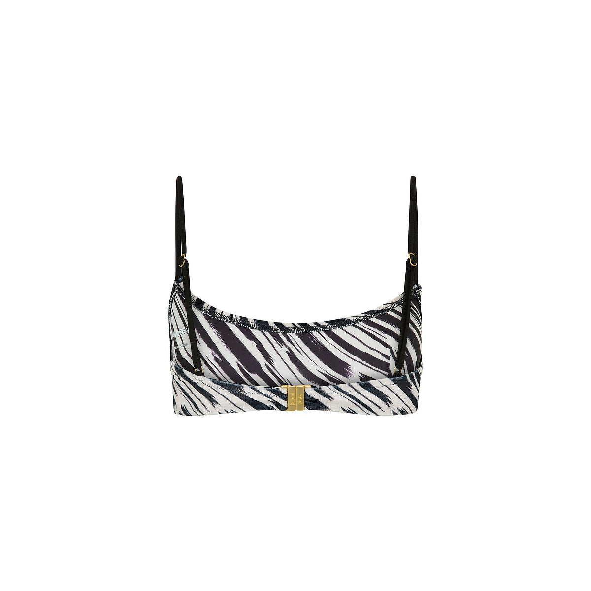 Invisible Underwire Crop Bikini Top - Wild Honey