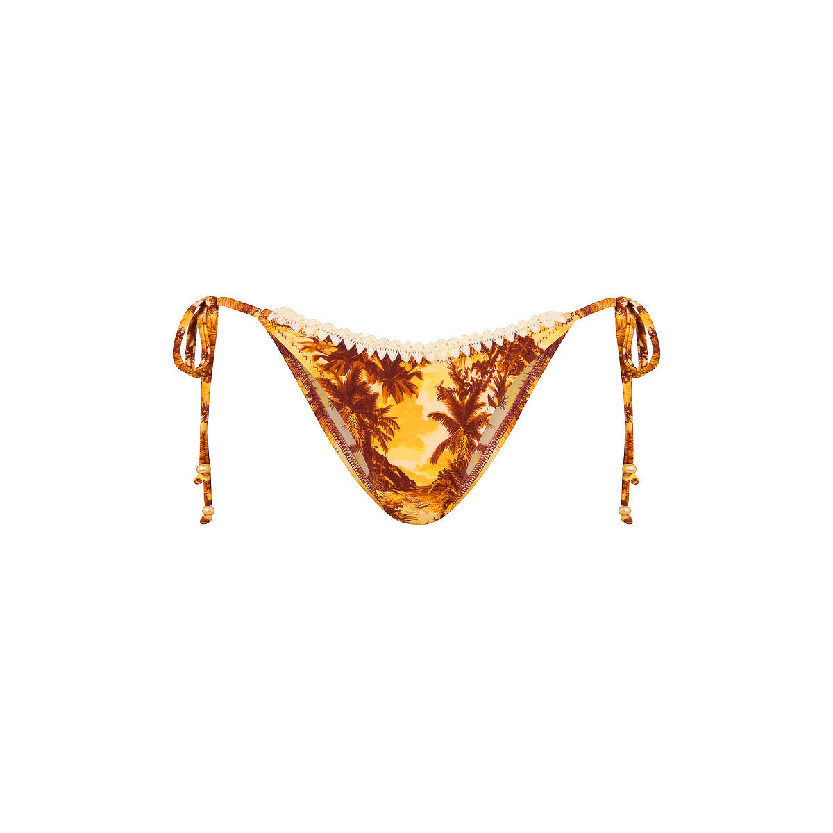 Crochet Dipped Cheeky Tie Bikini Bottom - Vintage Vacay