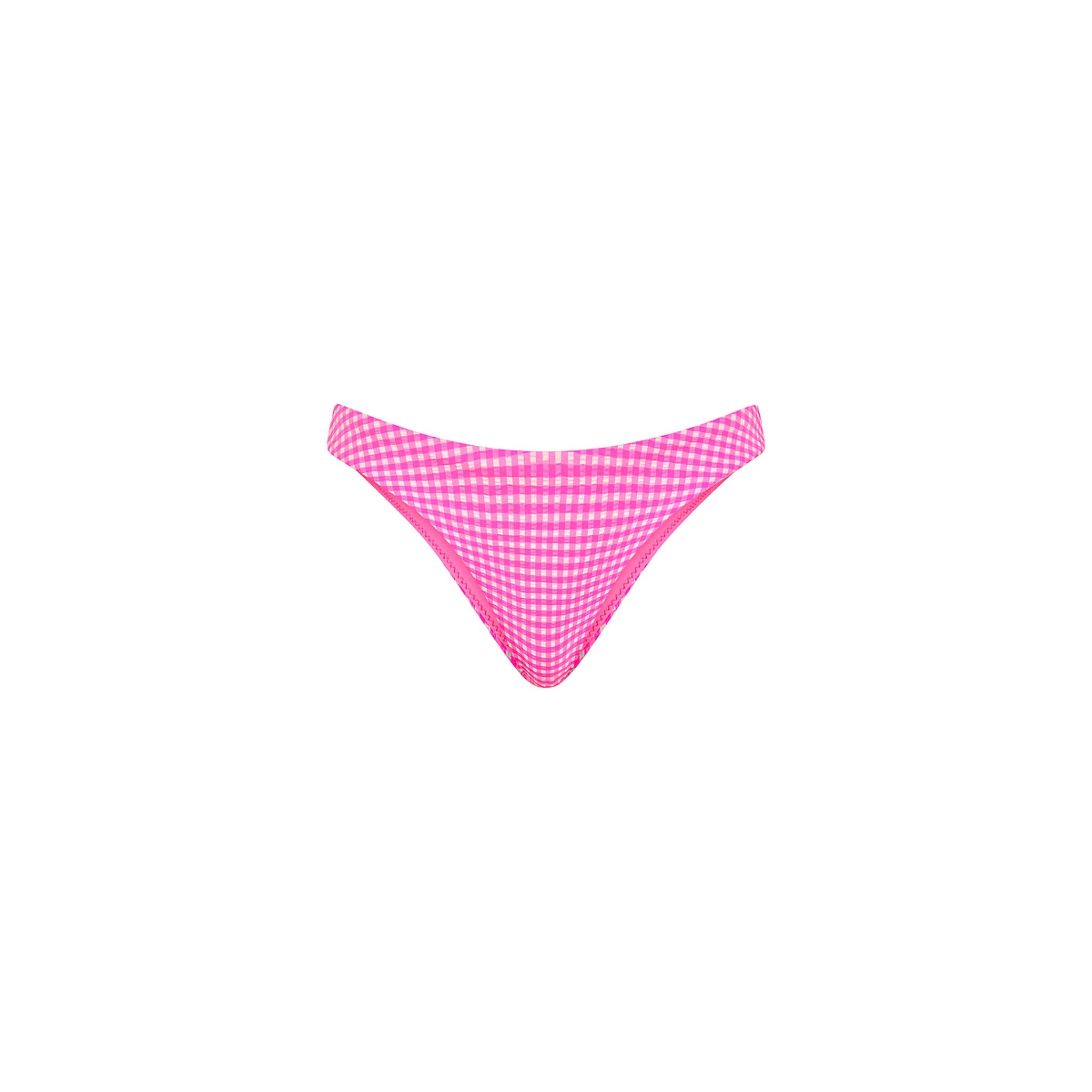 Minimal Full Coverage Bikini Bottom - Pink Diva