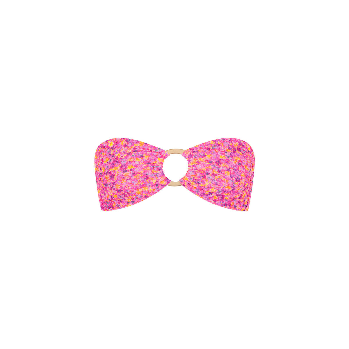Strapless Bandeau Bikini Top - Gelato Bloom