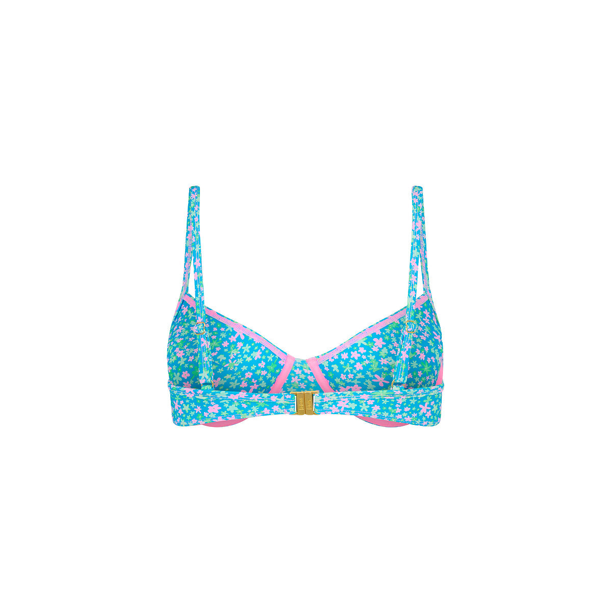 Ditzy Underwire Bra Bikini Top - Ocean Kisses
