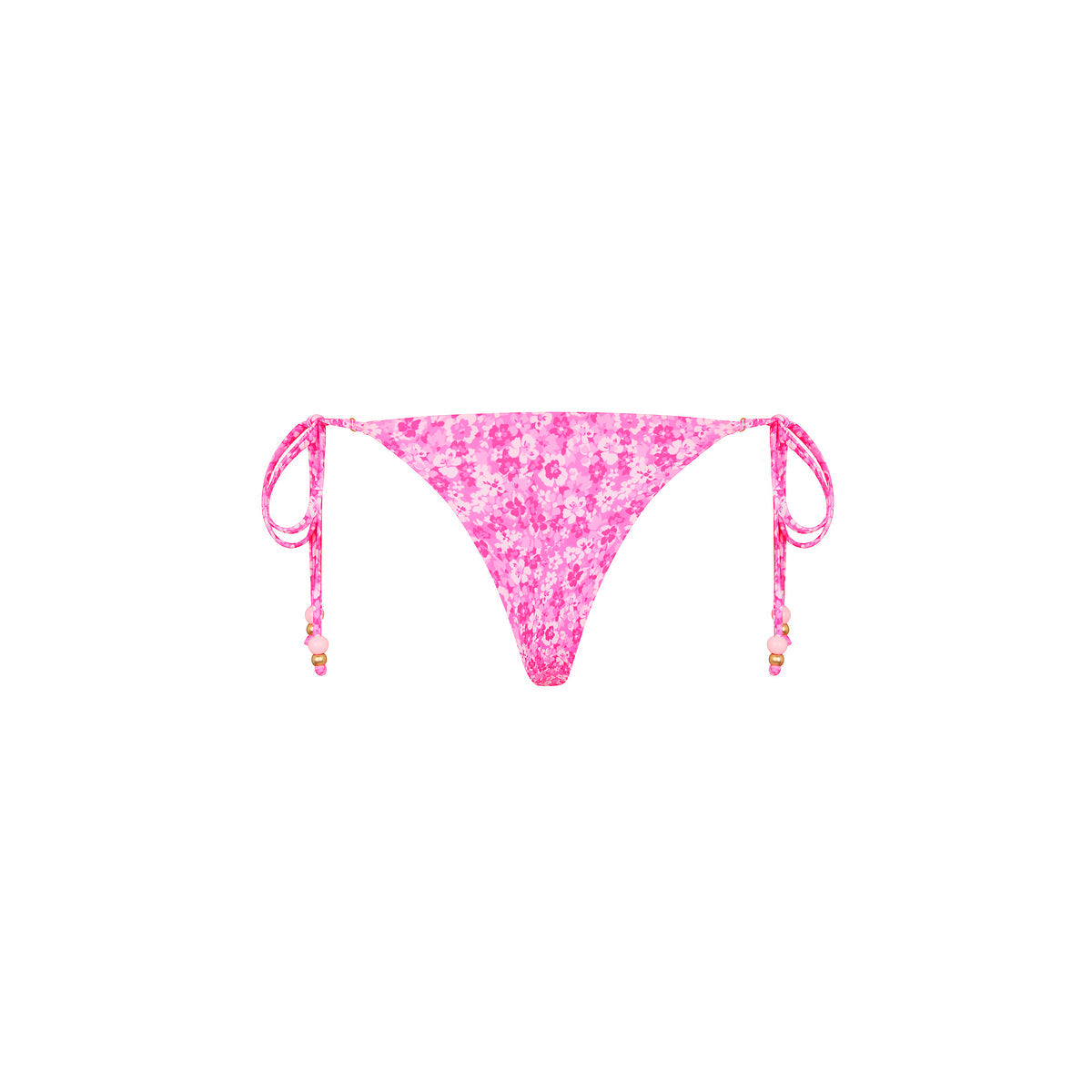 Thong Tie Side Bikini Bottom - Berry Burst