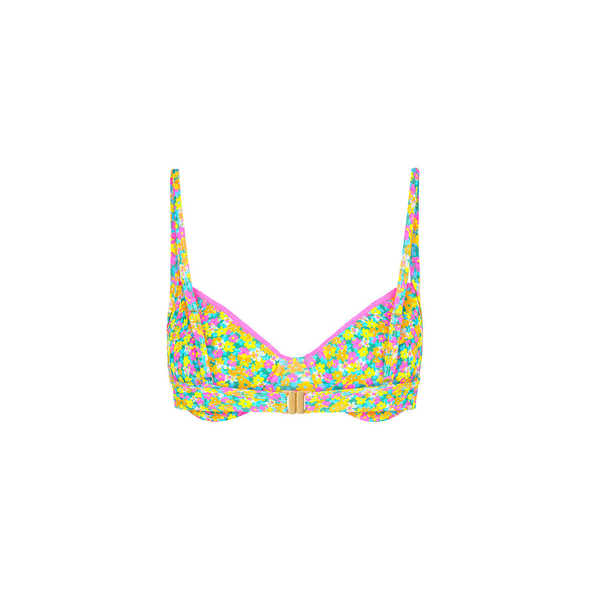 Decorative Ditzy Underwire Bikini Top - Hula Honey