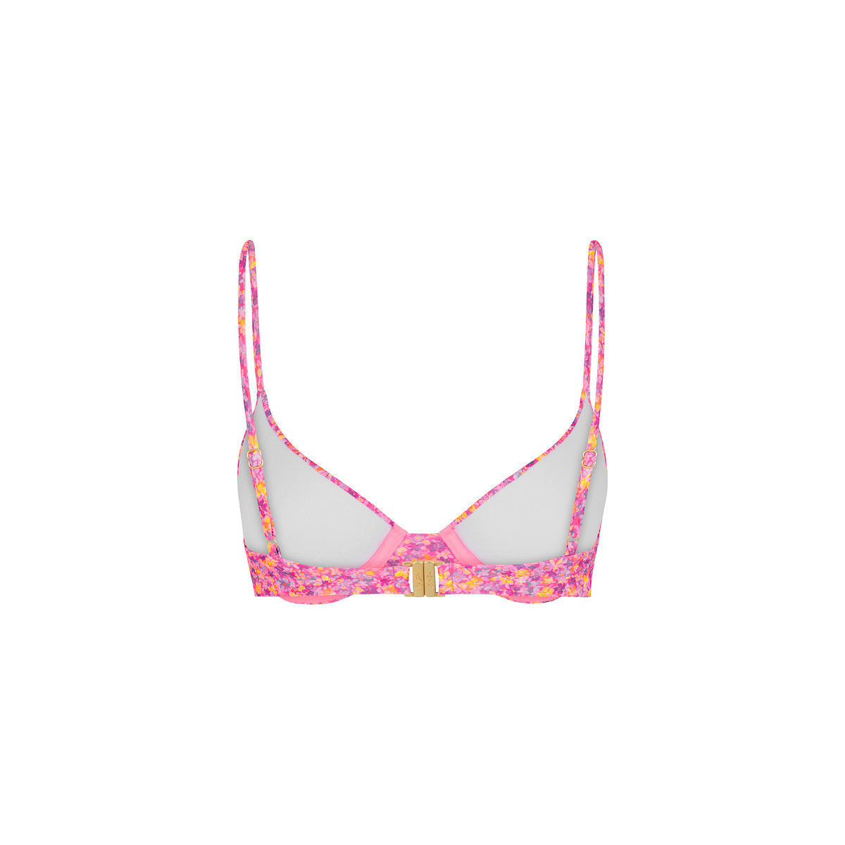 Slim Underwire Bra Bikini Top - Gelato Bloom