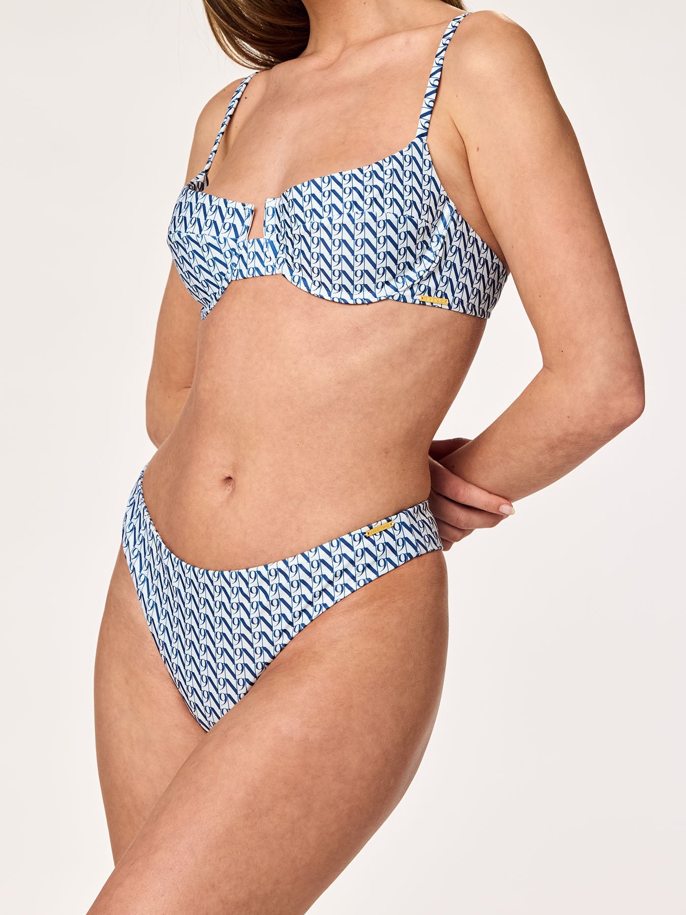 MARBELLA - Cheeky Bottom • Dark Blue Monogram