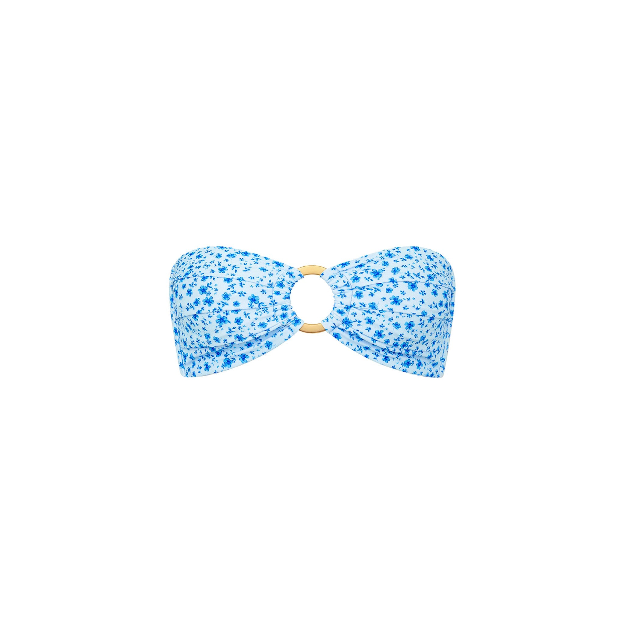 Strapless Bandeau Bikini Top - Dream Flower