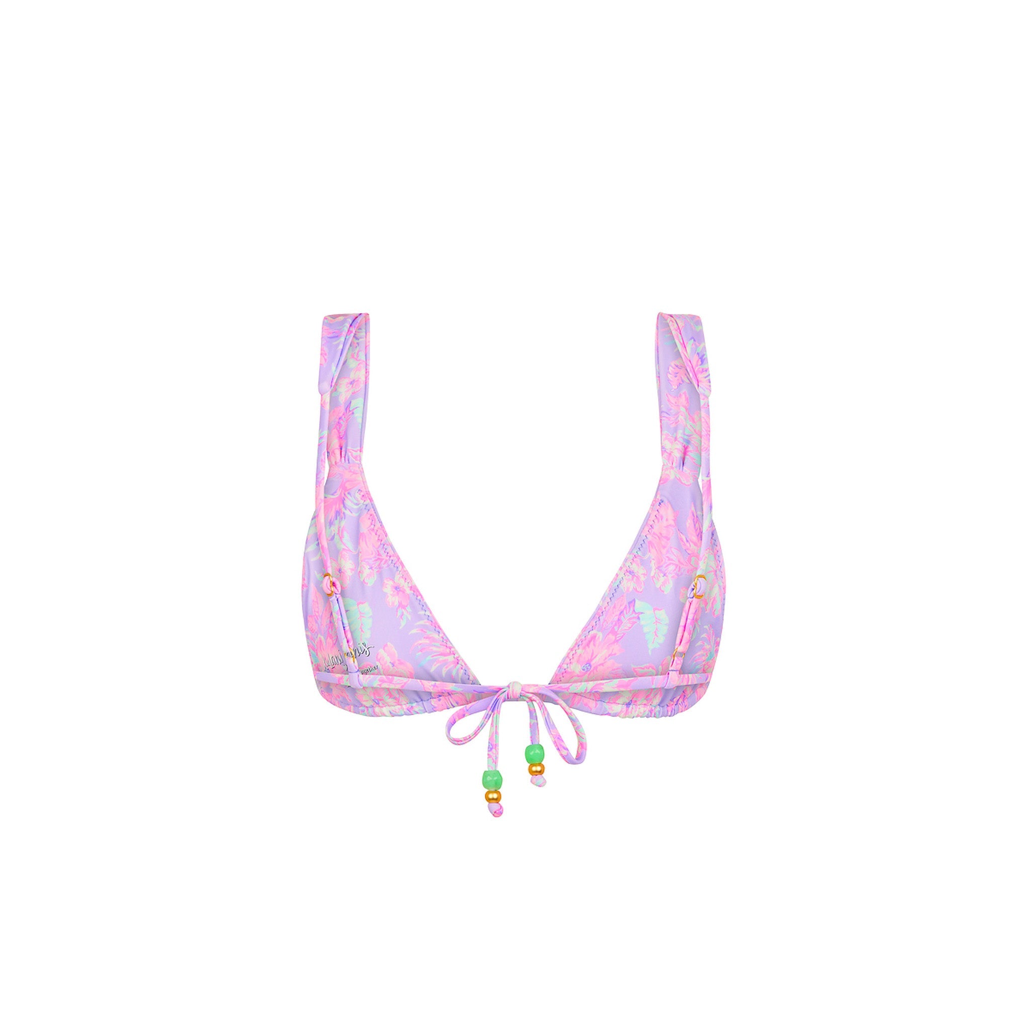 Slide Bralette Bikini Top - Lilac Love