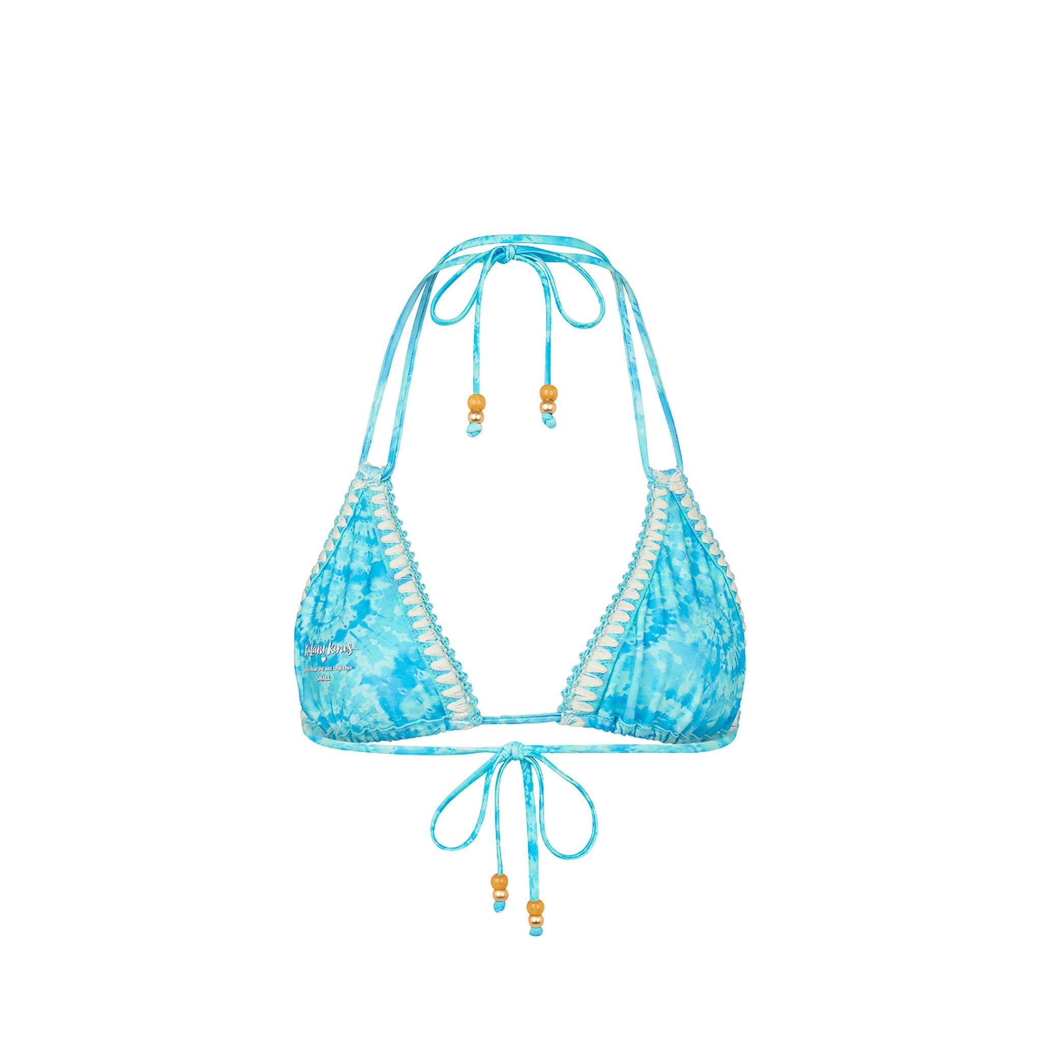 Crochet Halter Bikini Top - Starry Seas