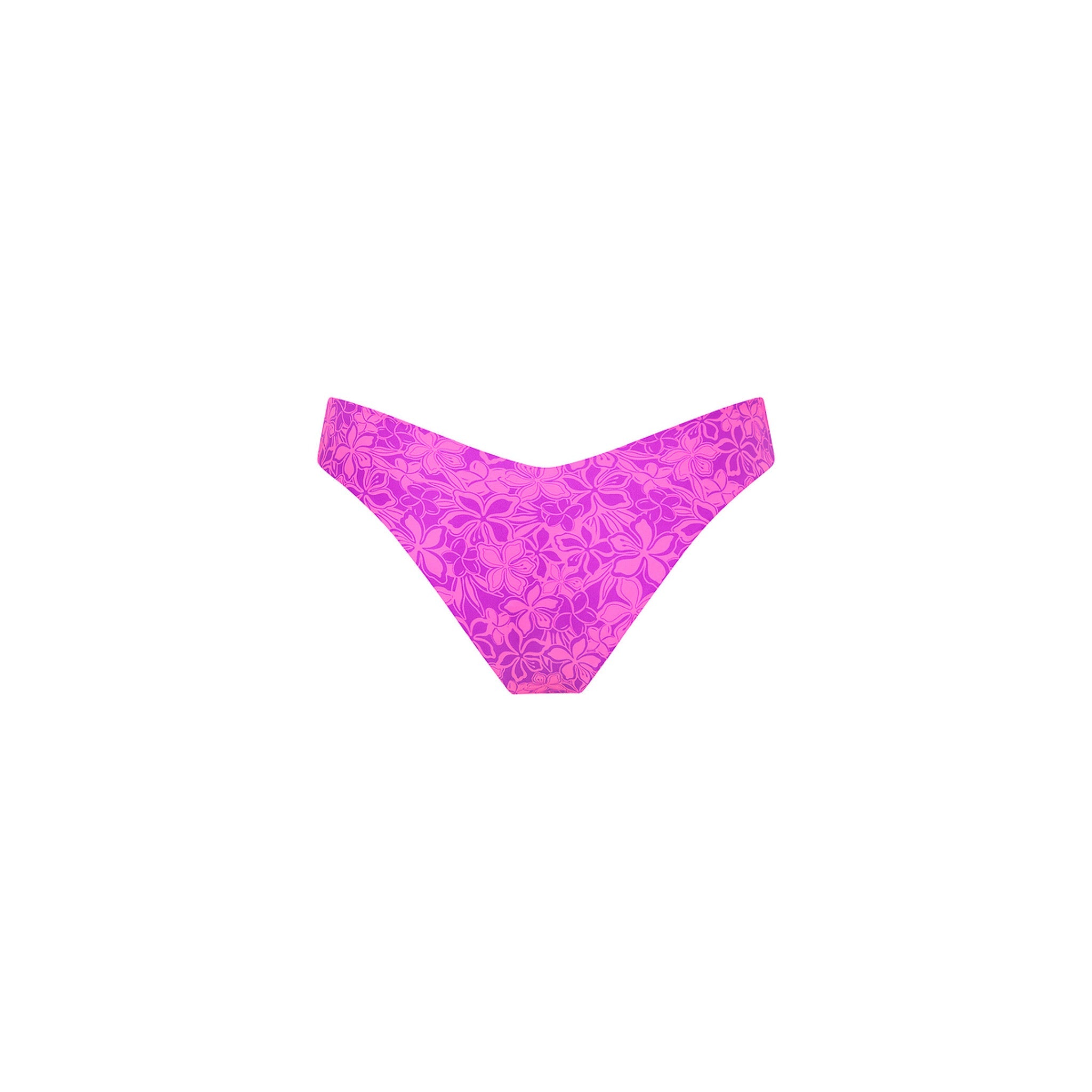 Cheeky V Bikini Bottom - Bubble Berry