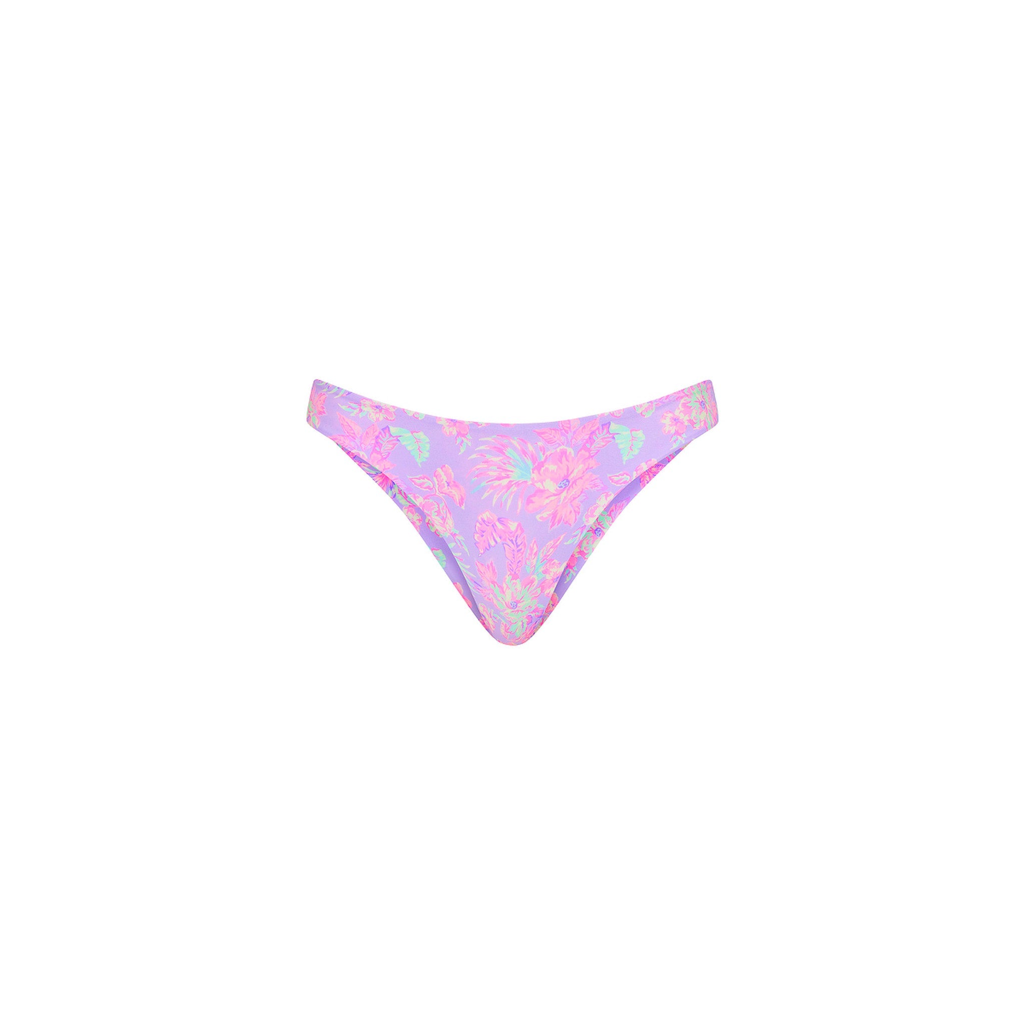 Minimal Full Coverage Bikini Bottom - Lilac Love