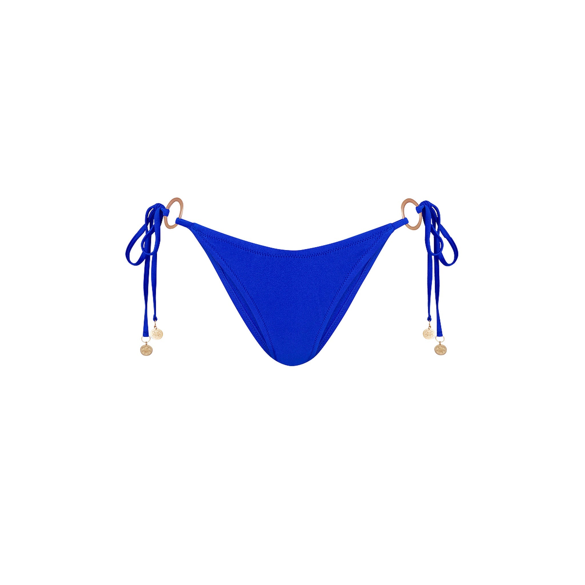 Ring Cheeky Tie Bikini Bottom - Blue Lagoon