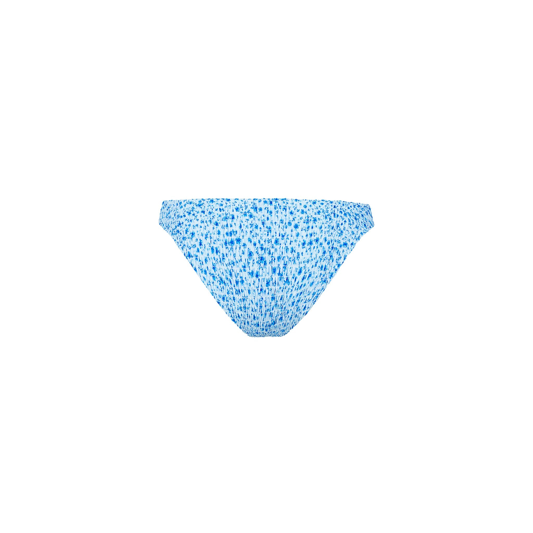 Shirred Minimal Full Coverage Bikini Bottom - Dream Flower