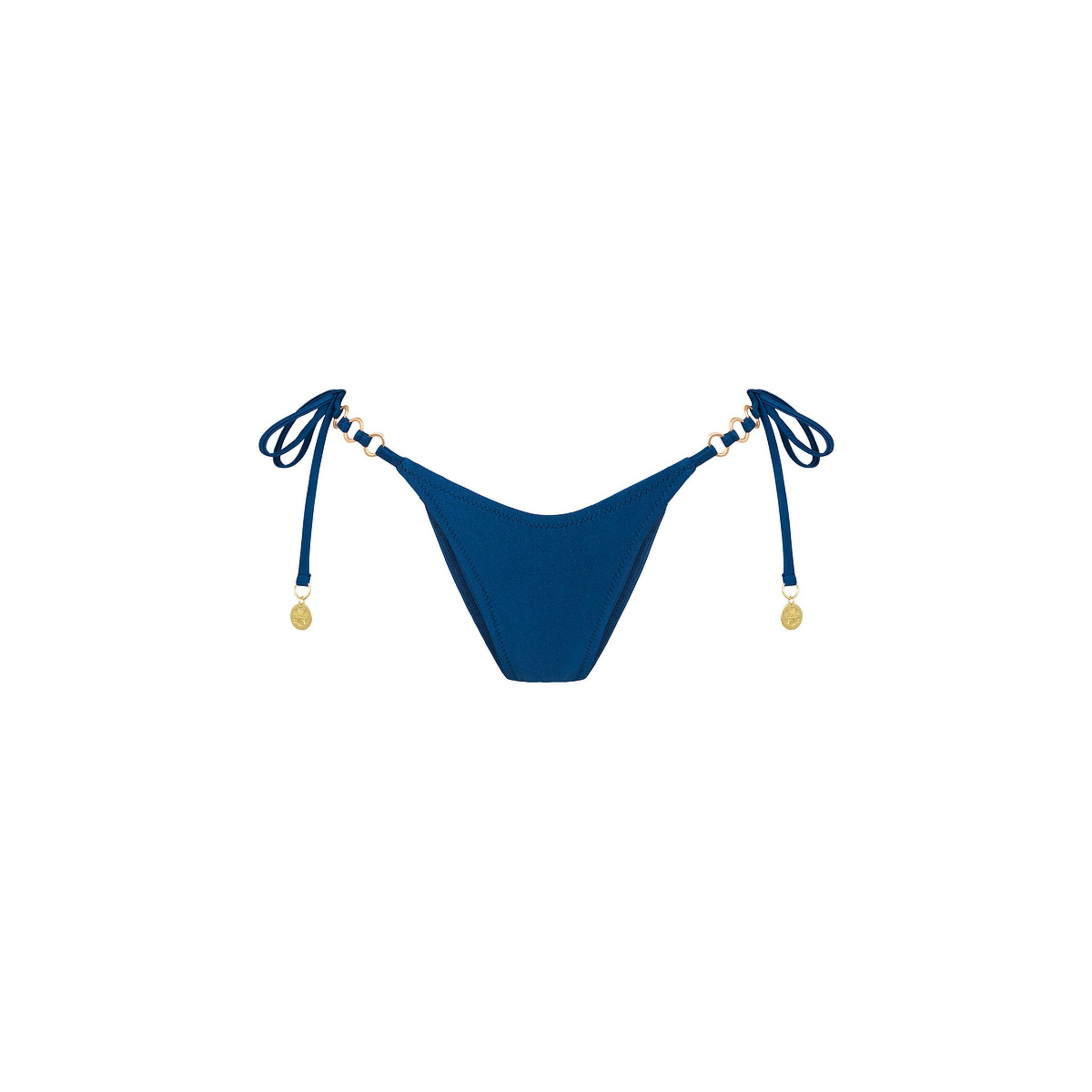 Trio Ring Cheeky Tie Bikini Bottom - Mystic Moon
