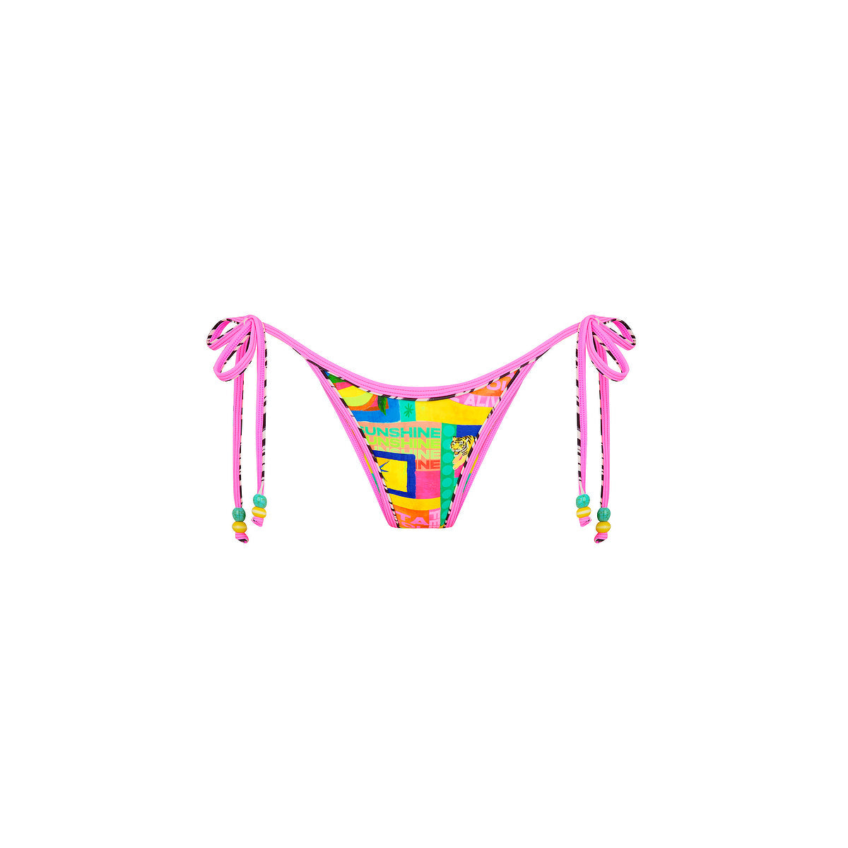 Double Bind Cheeky Tie Bikini Bottom - Sun Honey