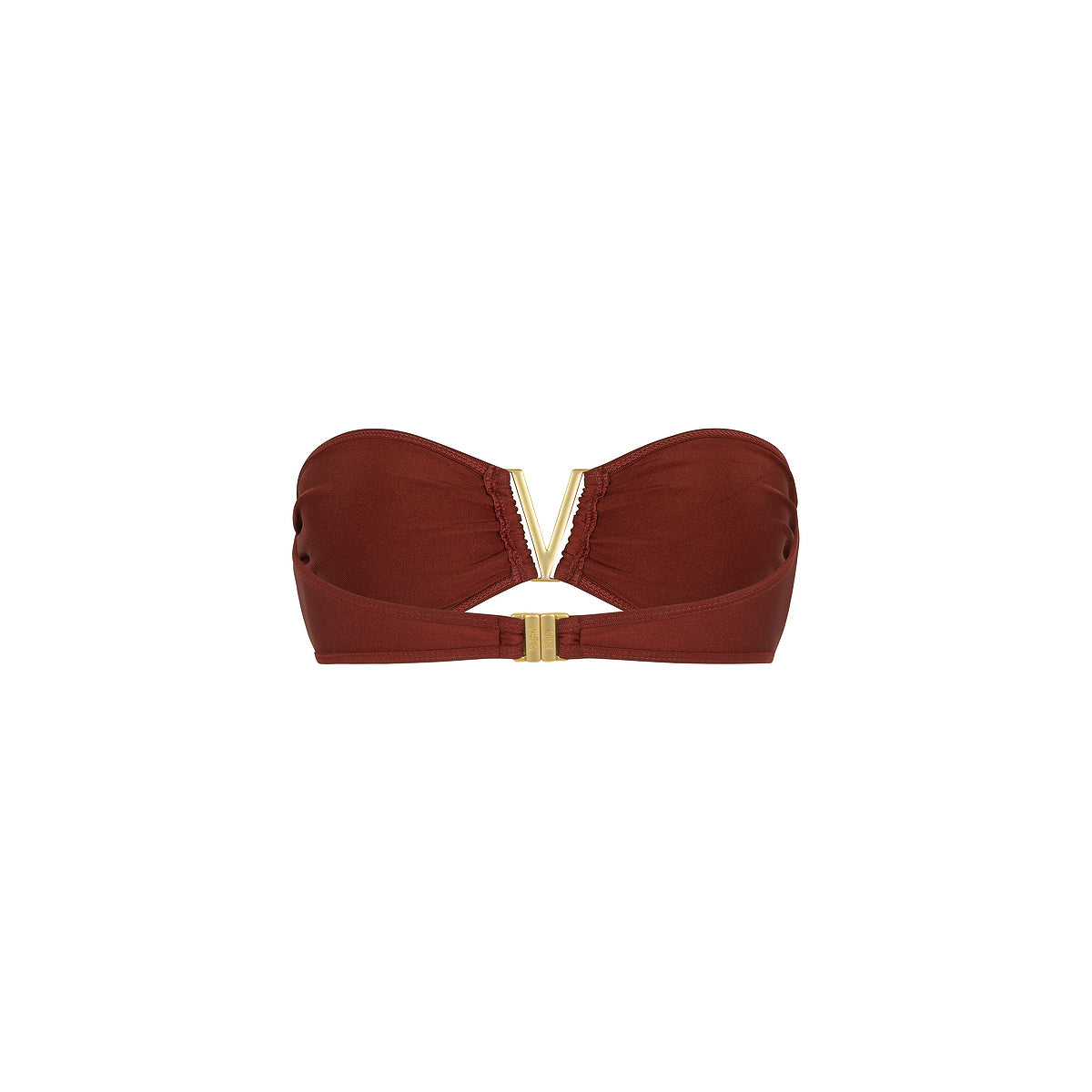 Mega V Strapless Bandeau Bikini Top - Cinnamon Sugar