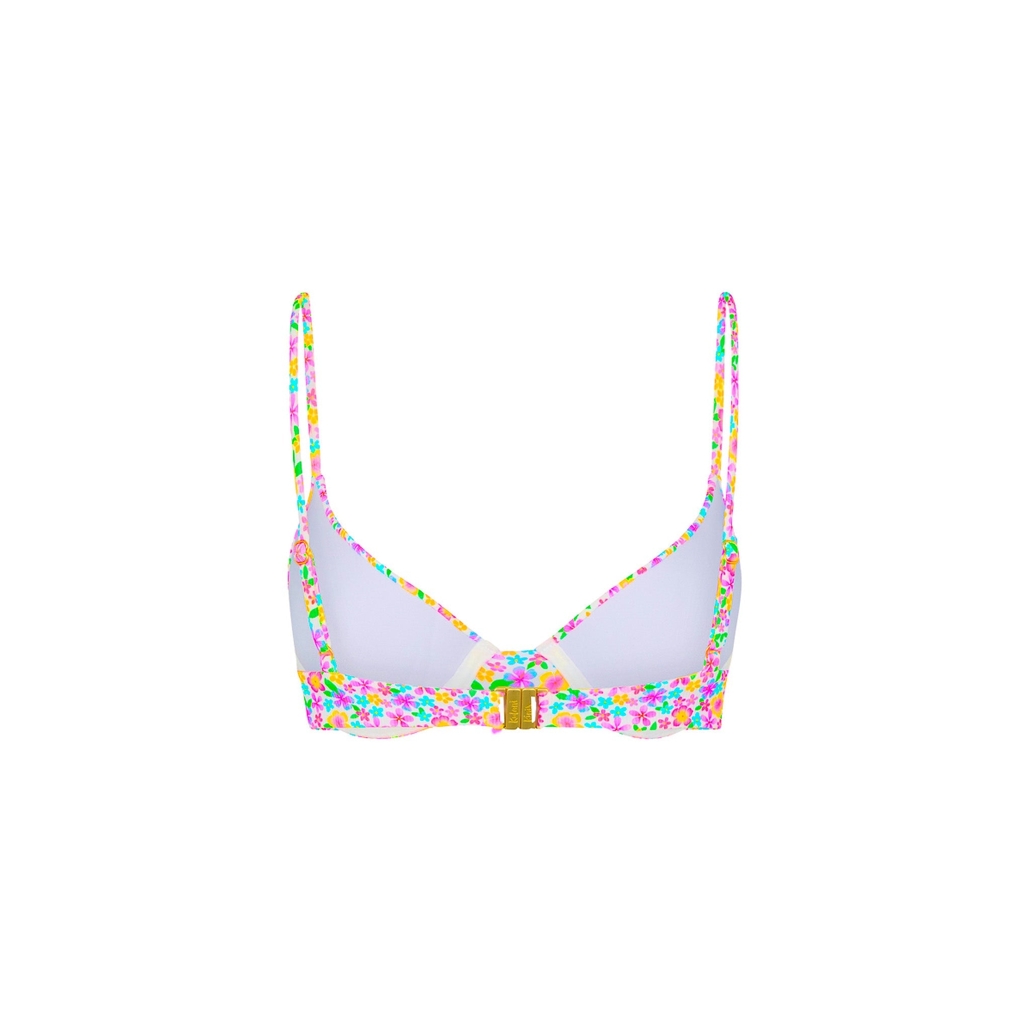 Slim Underwire Bra Bikini Top - Field Trip