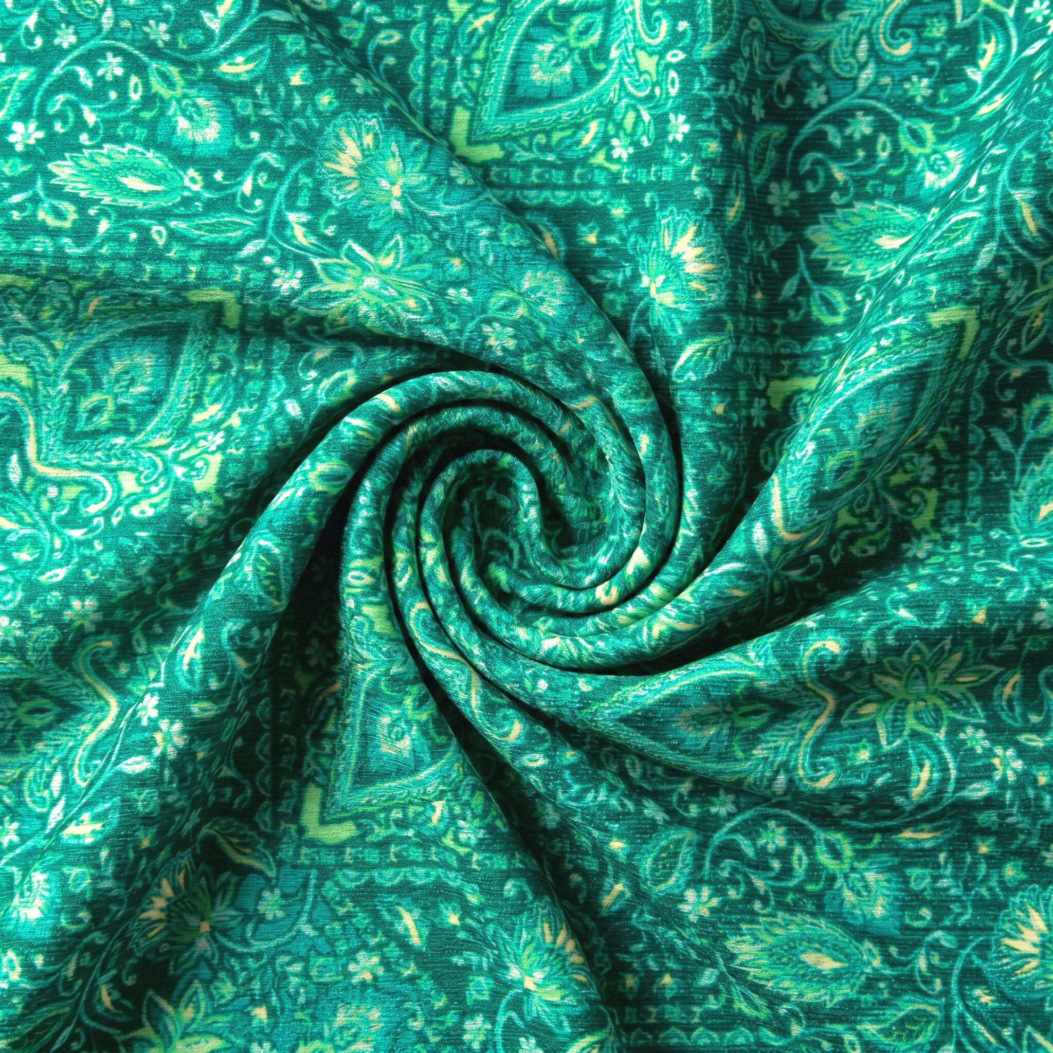 Crochet Dipped Cheeky Tie Bikini Bottom - Emerald Aura