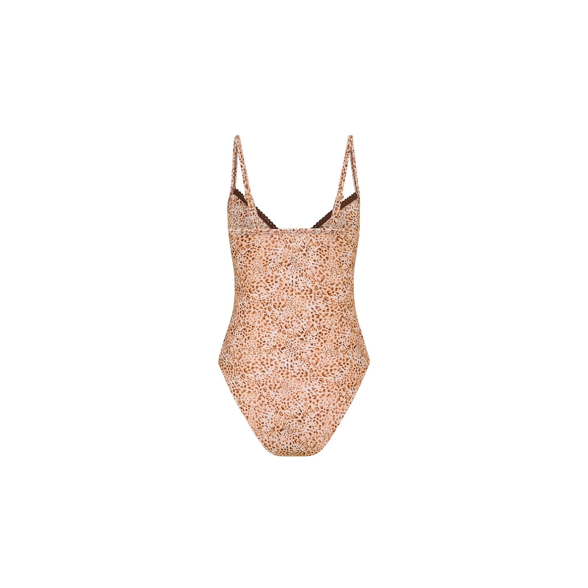 Decorative Underwire Cheeky One Piece - Wild Skies
