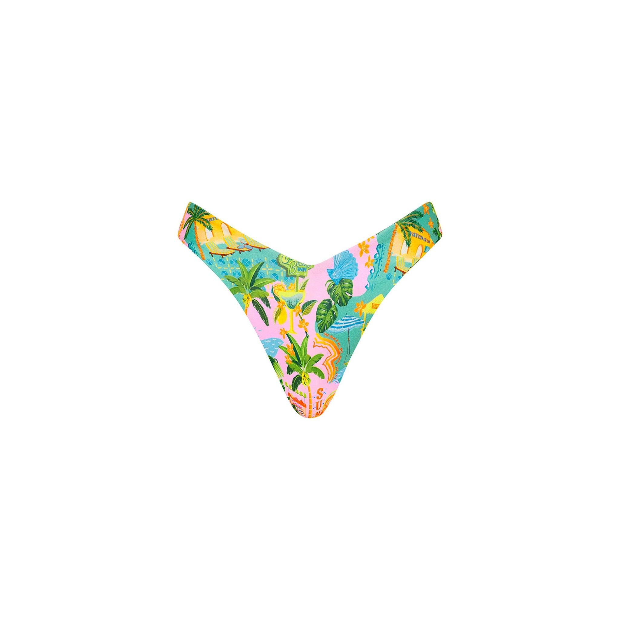 Y Cheeky Bikini Bottom - Sunlit Spritz