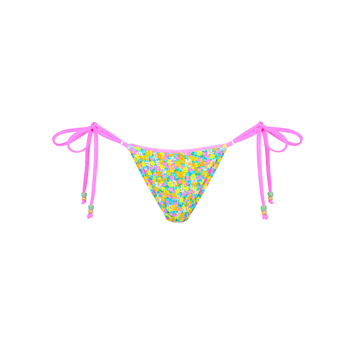 Decorative Thong Tie Side Bikini Bottom - Hula Honey