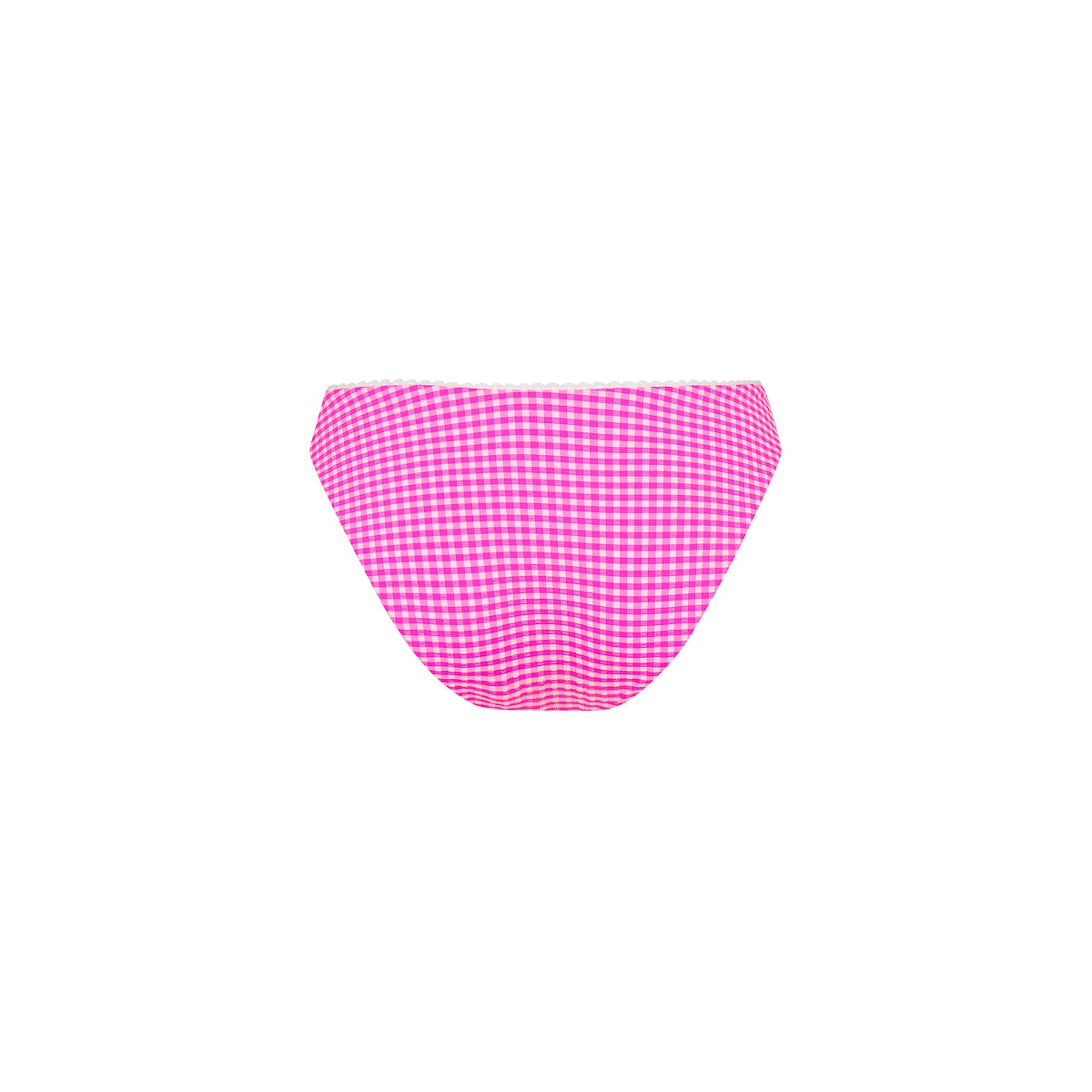 Decorative Full Coverage Bikini Bottom - Pink Diva