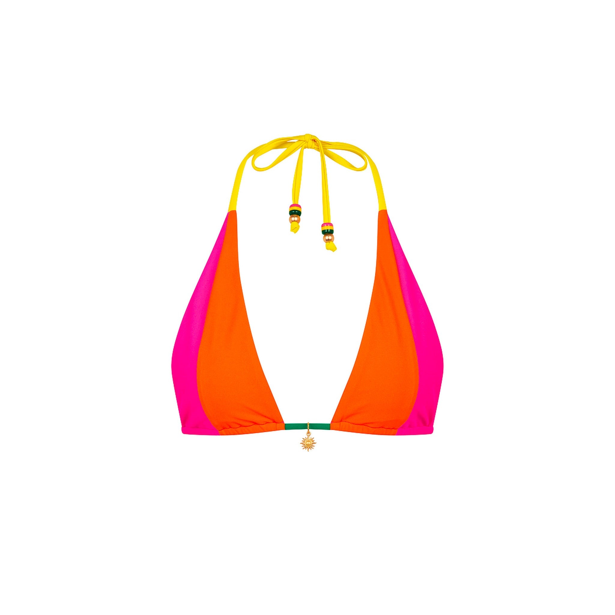 Splice Triangle Bikini Top - Passionfruit Punch