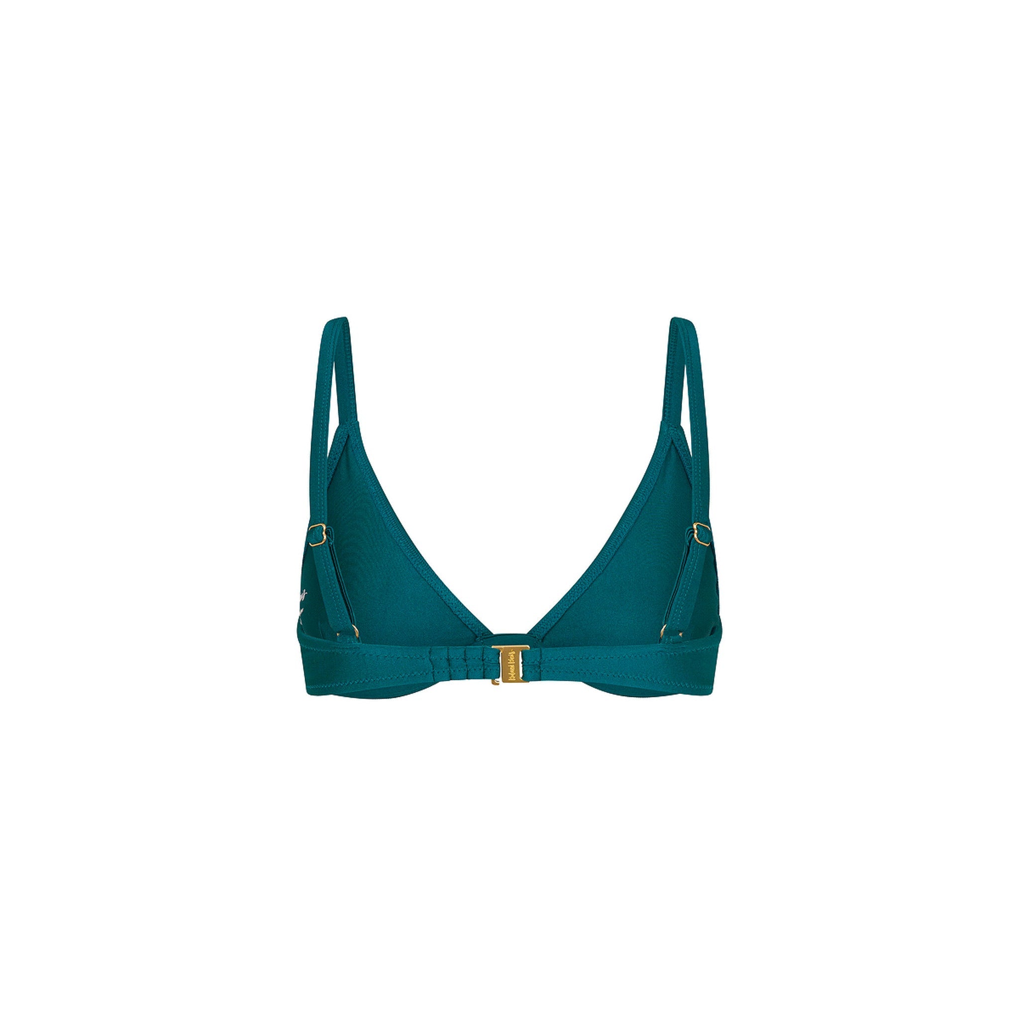Underwire Triangle D+ Cup Bikini Top - Laguna Haze