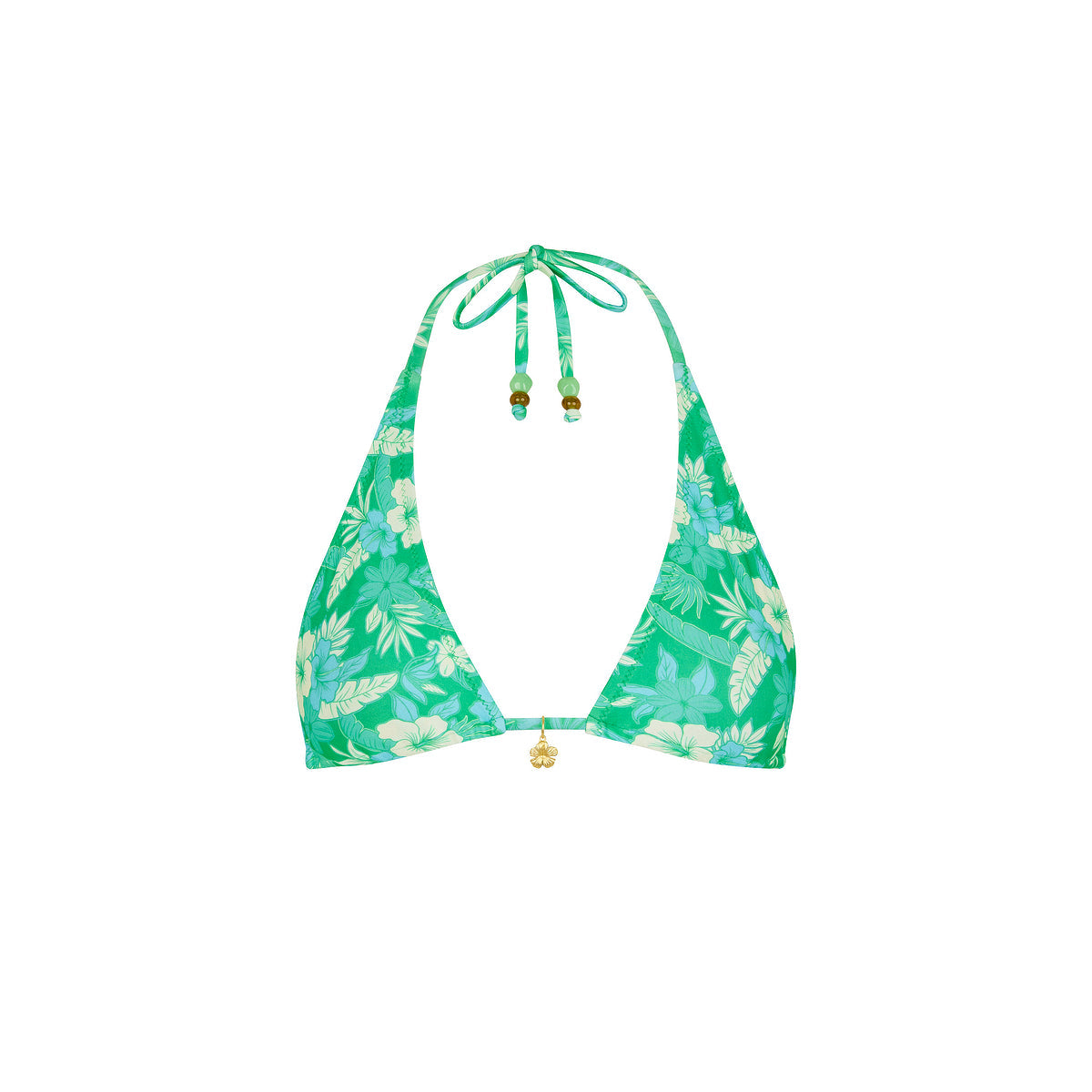 Classic Tie Halter Bikini Top - Barefoot Breeze