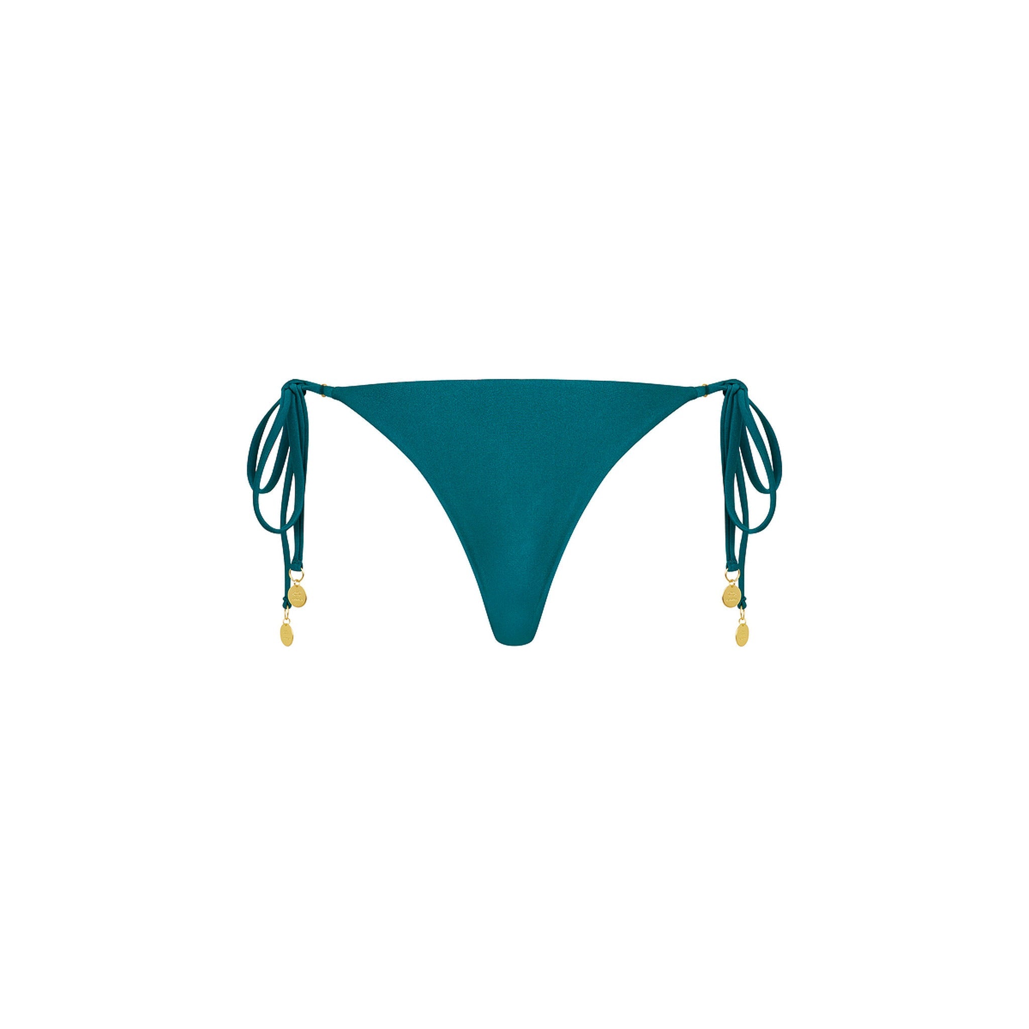 Thong Tie Side Bikini Bottom - Laguna Haze