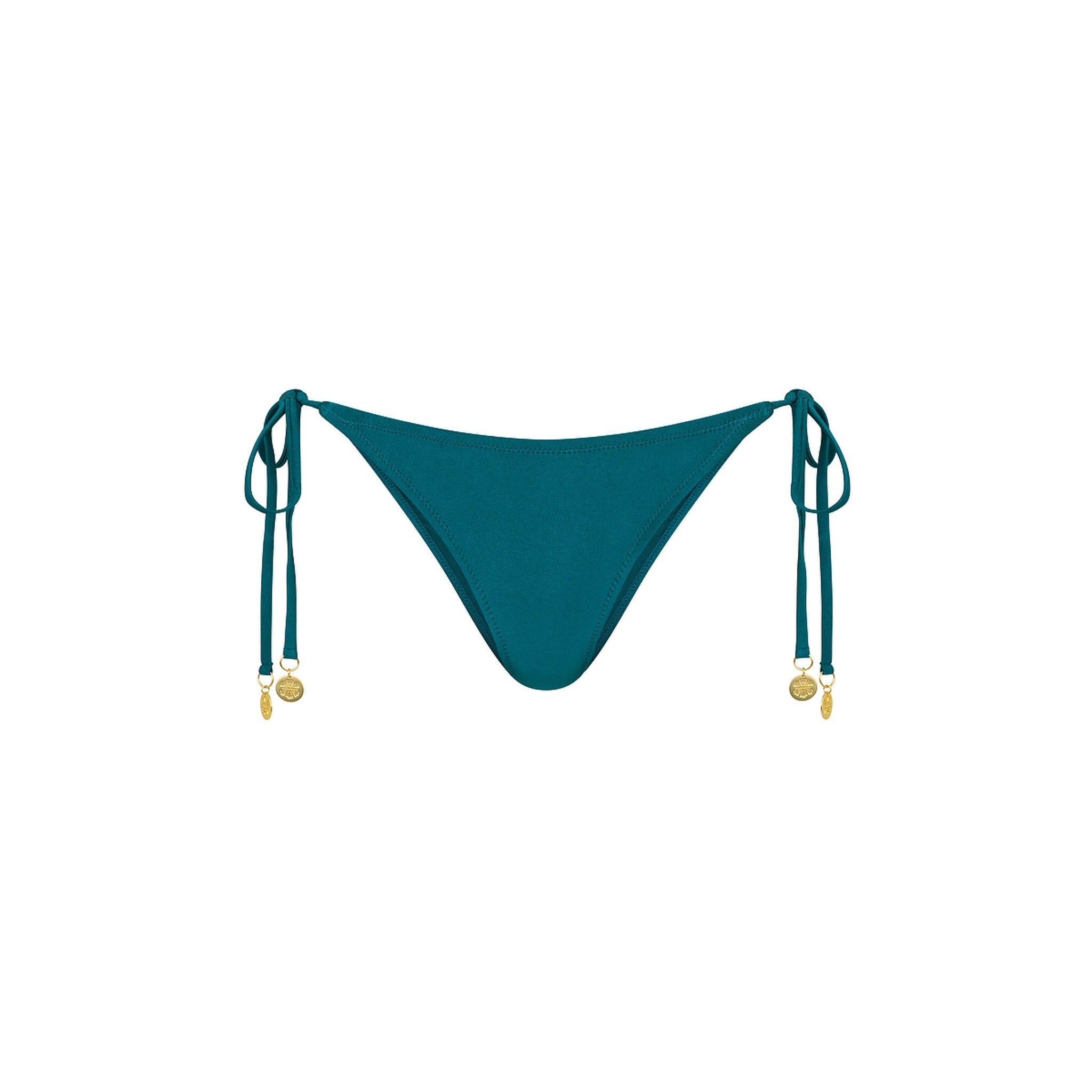 Full Coverage Tie Bikini Bottom - Laguna Haze