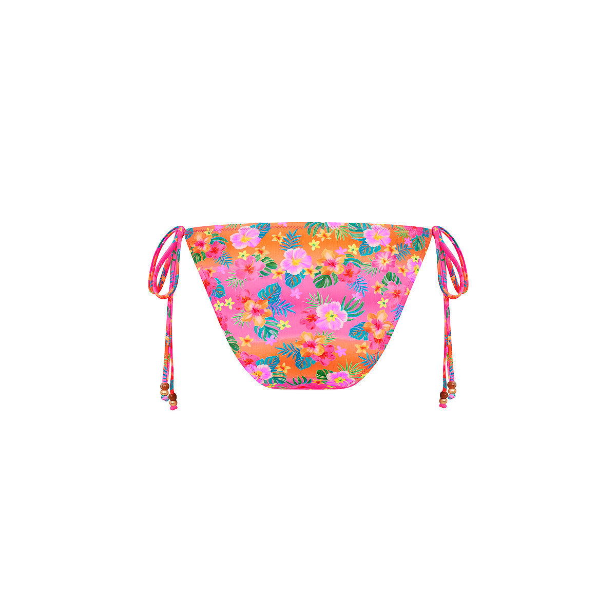 Full Coverage Tie Bikini Bottom - Summer Glow