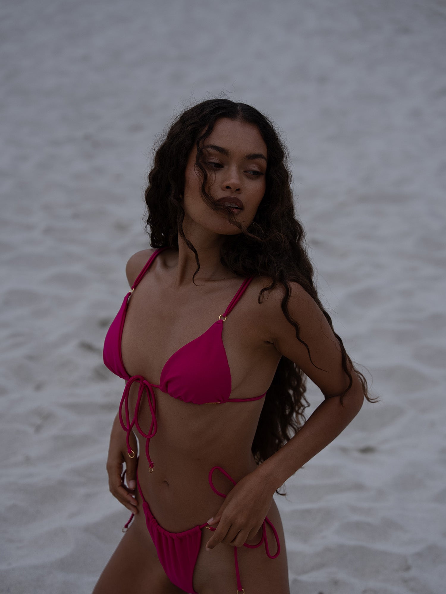 MYKONOS - Double String Top • Shiny Wild Berry