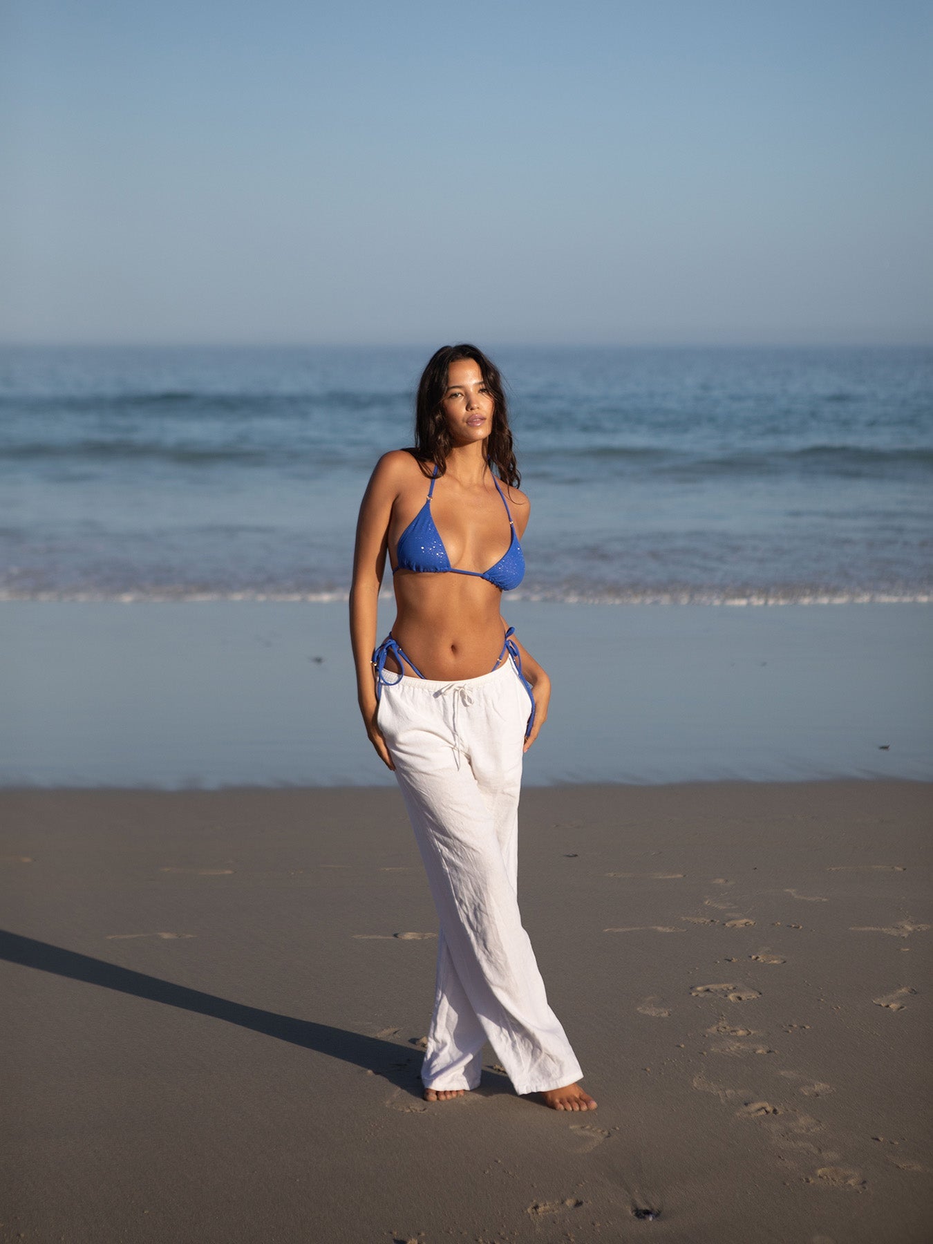 POSITANO - Adjustable Top • Glittery Ocean