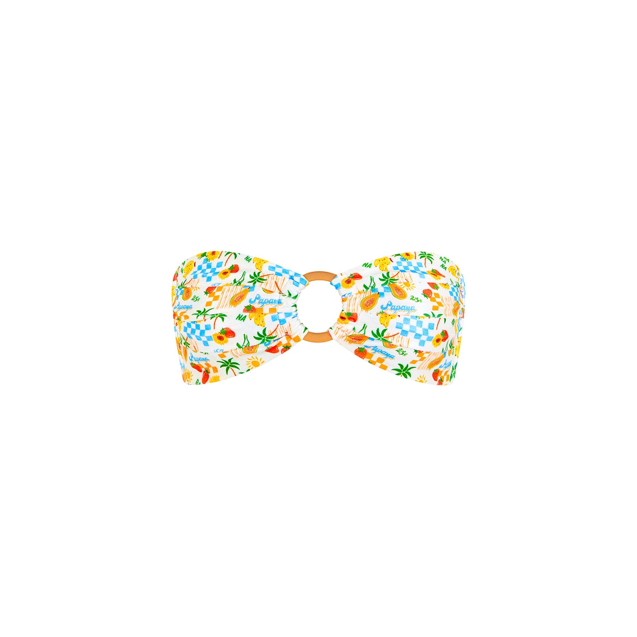 Strapless Bandeau Bikini Top - Suncatcher